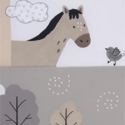 Lambs & Ivy Baby Farm Animals 5-Piece White/Taupe Baby Crib Bedding Set -Lambs & Ivy GUEST 0032a7cd 8943 47e1 866c bb339c824636