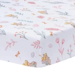 Lambs & Ivy Disney Baby Tinker Bell Fitted Crib Sheet - Pink/White -Lambs & Ivy GUEST 00ee2c28 56ab 47dc a00c b756e66355ff