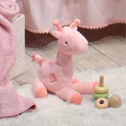 Lambs & Ivy Snuggle Jungle Pink Giraffe Plush Stuffed Animal Toy - Snuggles -Lambs & Ivy GUEST 02600f55 f68c 4297 9e43 73840c7fe588