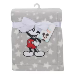 Lambs & Ivy Disney Baby Mickey Mouse Stars Gray Soft Fleece Baby Blanket -Lambs & Ivy GUEST 0d6518d0 7362 4097 ba3e 23a298ccd361