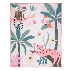 Lambs & Ivy Enchanted Safari Leopard/Lemur Jungle 3-Piece Baby Crib Bedding Set -Lambs & Ivy GUEST 0ec88f88 2b6e 434f 8225 48567e61b2a4