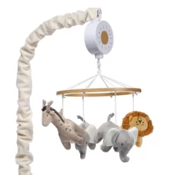 Lambs & Ivy Jungle Adventure Elephant/Lion Musical Baby Crib Mobile Soother Toy -Lambs & Ivy GUEST 133dd605 a7cf 4fa1 8bd9 0b7b8a269b6a