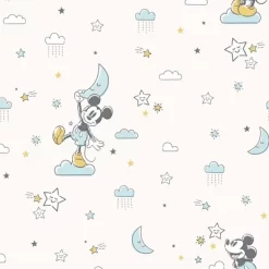 Lambs & Ivy Disney Baby Moonlight Mickey Mouse Fitted Crib Sheet - White -Lambs & Ivy GUEST 16bba2cb 5ac3 45f2 8656 30f56381f27d