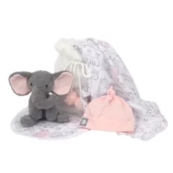 5 Piece Pink/Gray Luxury Soft Baby Gift Bag For Infant/Newborn 13 5 Piece Pink/Gray Luxury Soft Baby Gift Bag For Infant/Newborn -Lambs & Ivy GUEST 24f5e379 e327 4d75 b0b6 36682a5dbbcb
