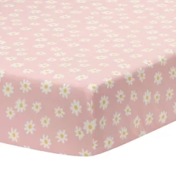 Lambs & Ivy Daisy Dreams Breathable 100% Cotton Baby Fitted Crib/Toddler Sheet - Pink 13 Lambs & Ivy Daisy Dreams Breathable 100% Cotton Baby Fitted Crib/Toddler Sheet - Pink -Lambs & Ivy GUEST 2954cd3b b9b2 43b6 83f0 5b30c0faf222