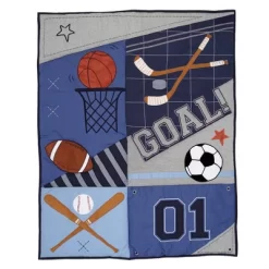 Lambs & Ivy Baby Sports 3-Piece Football/Basketball Baby Crib Bedding Set -Lambs & Ivy GUEST 2b472bbe 7491 4c3a 9df5 dab899a7b908