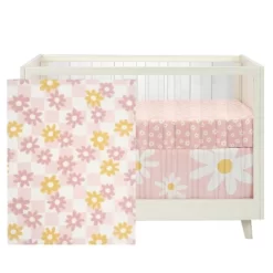 Lambs & Ivy 3pc Daisy Dreams Crib Bedding Set