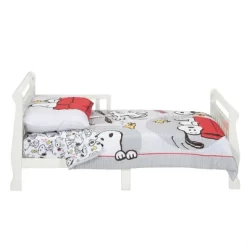 Lambs & Ivy 4pc Snoopy Love Toddler Bedding Set - Gray/Red/White -Lambs & Ivy GUEST 2c3e0928 8322 4ff7 a18a 6bcdea32d4c7