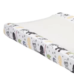 Lambs & Ivy Star Wars Classic Changing Pad Cover - Yoda/Darth Vader/R2-D2/C-3PO