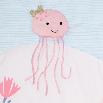 Lambs & Ivy Sea Dreams 3-Piece Dolphin/Turtle Nautical Baby Crib Bedding Set 8 Lambs & Ivy Sea Dreams 3-Piece Dolphin/Turtle Nautical Baby Crib Bedding Set - Image 8