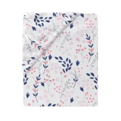 Lambs & Ivy Forever Friends 4-Piece Nursery Crib Baby Bedding Set - Blue, Pink -Lambs & Ivy GUEST 37ddbdc3 fc2c 485b 92df 73ec4c7de3d2