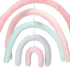 Lambs & Ivy Watercolor Pastel Rainbow/Pom Pom Musical Baby Nursery Crib Mobile -Lambs & Ivy GUEST 3875d8ff 1aed 4e2b a8fd fb32b3538dda