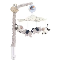 Lambs & Ivy Jungle Party Gray Animals Musical Baby Crib Mobile Soother Toy -Lambs & Ivy GUEST 3c2269f1 155e 4c81 9fc5 07b78337139b