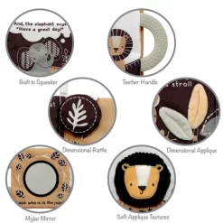 Lambs & Ivy Jungle Story Developmental Soft Book & Lion Plush Toy Gift Set -Lambs & Ivy GUEST 40394546 475a 48c6 ae2f 39dcfc8f92c9