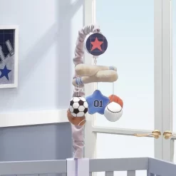 Lambs & Ivy Baby Sports Musical Baby Crib Mobile Soother Toy - Gray -Lambs & Ivy GUEST 40bda1dd f55b 4348 8b77 8c31044b324d