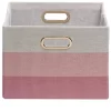 Lambs & Ivy Pink Ombre Foldable/Collapsible Storage Bin/Basket
