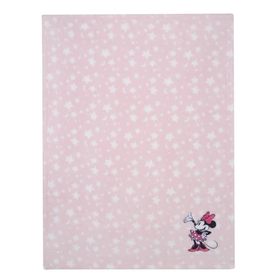 Lambs & Ivy Disney Baby Minnie Mouse Stars Pink Soft Fleece Baby Blanket 1 Lambs & Ivy Disney Baby Minnie Mouse Stars Pink Soft Fleece Baby Blanket