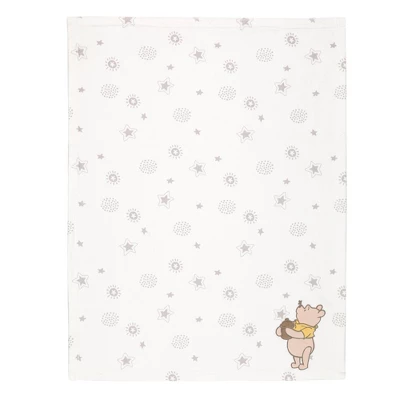 Lambs & Ivy Disney Baby WINNIE THE POOH Cream Fleece Appliqued Baby Blanket 1 Lambs & Ivy Disney Baby WINNIE THE POOH Cream Fleece Appliqued Baby Blanket