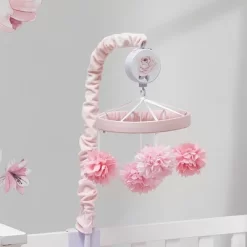 Lambs & Ivy Signature Botanical Baby Pink Floral Musical Baby Crib Mobile -Lambs & Ivy GUEST 483773d3 1320 45af 9bc0 ef7e2caae715