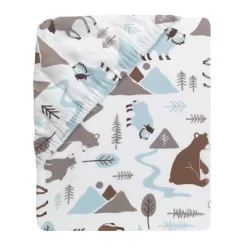 Lambs & Ivy Big Sky Blue/Brown Woodland Animals 4-Piece Baby Crib Bedding Set -Lambs & Ivy GUEST 4a977a18 aed9 4ac9 9fa8 eb09dcef6db5