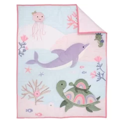 Lambs & Ivy Sea Dreams 3-Piece Dolphin/Turtle Nautical Baby Crib Bedding Set 14 Lambs & Ivy Sea Dreams 3-Piece Dolphin/Turtle Nautical Baby Crib Bedding Set -Lambs & Ivy GUEST 4b4a6898 108d 4e86 8451 41dfc6bb05b9