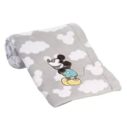 Lambs & Ivy Disney Baby Moonlight Mickey Mouse Gray Soft Fleece Baby Blanket -Lambs & Ivy GUEST 4be6e25a a1d3 45a7 a7ad 66a76ec50f8a