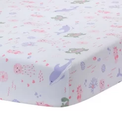 Lambs & Ivy Sea Dreams Soft White 100% Cotton Nautical Ocean Fitted Crib Sheet 9 Lambs & Ivy Sea Dreams Soft White 100% Cotton Nautical Ocean Fitted Crib Sheet -Lambs & Ivy GUEST 4e1bd2f5 2e8e 4146 9749 474b8c696ade