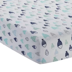 Lambs & Ivy Oceania 6-Piece Baby Crib Bedding Set - Blue Ocean, Nautical, Aquatic, Whale, Octopus Theme -Lambs & Ivy GUEST 5a071ede 0066 4641 b885 025fb9777a80