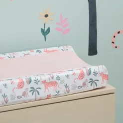 Lambs & Ivy Enchanted Safari Animals Pink/White Jungle Changing Pad Cover -Lambs & Ivy GUEST 5d8bd24c 8c0d 4d2b b034 0fd86218e27c