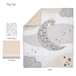 Lambs & Ivy Goodnight Moon 3-Piece Celestial Nursery Baby Crib Bedding Set -Lambs & Ivy GUEST 6044bc7b b992 452f 9aa1 93f09933d745