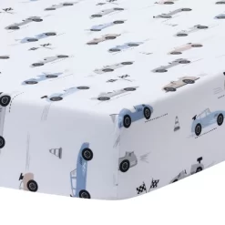 Lambs & Ivy Little Racer Cotton Cars/Transportation Fitted Crib/Toddler Sheet -Lambs & Ivy GUEST 60e0afed 411a 4242 b5fb dd700559d2e9