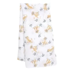 Lambs & Ivy Disney Baby Lion King Swaddle Blanket & Plush Infant Gift Set - 2pk