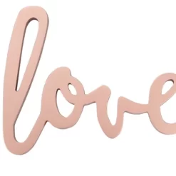 Lambs & Ivy Signature Loved Rose Gold Wood Wall Decor/Wall Hanging