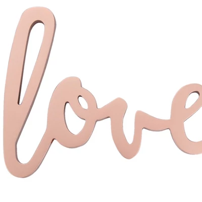 Lambs & Ivy Signature Loved Rose Gold Wood Wall Decor/Wall Hanging 1 Lambs & Ivy Signature Loved Rose Gold Wood Wall Decor/Wall Hanging