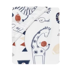 Lambs & Ivy Hall Of Fame Animals/Sports 100% Cotton Fitted Baby Crib Sheet -Lambs & Ivy GUEST 66417b67 91b4 4899 9b64 af6969ab7ff3