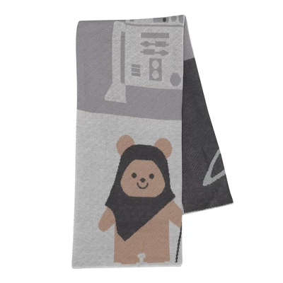 Lambs & Ivy Star Wars The Force Knit Baby Blanket - Yoda/Ewok/R2-D2/Vader 1 Lambs & Ivy Star Wars The Force Knit Baby Blanket - Yoda/Ewok/R2-D2/Vader