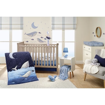 Lambs & Ivy Bubbles And Squirt Underwater Whale/Fish Soft Changing Pad Cover 4 Lambs & Ivy Bubbles And Squirt Underwater Whale/Fish Soft Changing Pad Cover - Image 4