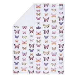 Lambs & Ivy Butterfly Dreams Ultra-Soft Fleece/Faux Shearling Baby Blanket -Lambs & Ivy GUEST 77734808 4b12 4acd a71a be6851a04f42