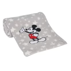 Lambs & Ivy Disney Baby Mickey Mouse Stars Gray Soft Fleece Baby Blanket -Lambs & Ivy GUEST 7e545e28 9a47 49e1 b949 3e034f3734b4