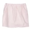 Lambs & Ivy Floral Garden Pink Linen Shirred Crib Skirt/Dust Ruffle