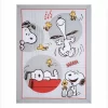 Lambs & Ivy 4pc Snoopy Love Toddler Bedding Set - Gray/Red/White