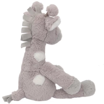 Lambs & Ivy Linen Safari Gray Giraffe Stuffed Animal Toy - Stretch 3 Lambs & Ivy Linen Safari Gray Giraffe Stuffed Animal Toy - Stretch - Image 3