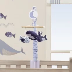 Lambs & Ivy Bubbles & Squirt Whale/Fish Musical Baby Crib Mobile Soother Toy -Lambs & Ivy GUEST 8ba16c2b 90e2 468a 962a c04c68c72c07