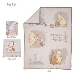 Lambs & Ivy Disney Baby Pooh Bear & Pals Cotton 3Piece Nursery Crib Bedding Set -Lambs & Ivy GUEST 8cb7fcbb 23fb 4168 ad92 681356f11c8c