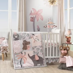 Lambs & Ivy Calypso Pink/Gray Koala & Elephant Musical Baby Crib Mobile -Lambs & Ivy GUEST 8cbe14e1 d73d 4ca5 8d89 4394582c0a8f