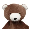 Lambs & Ivy Brown Bear Soft Baby/Child/Toddler Plush Lovey Security Blanket