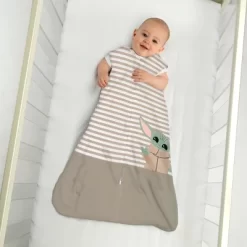 Lambs & Ivy Star Wars Baby Yoda Grogu The Child Cotton Wearable Blanket