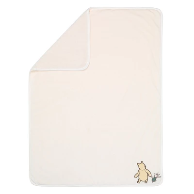 Lambs & Ivy Disney Baby Storytime Pooh Ultra Soft Fleece Baby Blanket - Cream 2 Lambs & Ivy Disney Baby Storytime Pooh Ultra Soft Fleece Baby Blanket - Cream - Image 2
