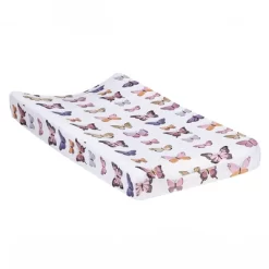 Lambs & Ivy Butterfly Dreams Soft/Cozy Fleece Changing Pad Cover - White 11 Lambs & Ivy Butterfly Dreams Soft/Cozy Fleece Changing Pad Cover - White -Lambs & Ivy GUEST 9cc770be 6883 4448 9cd1 2bafb694d6de