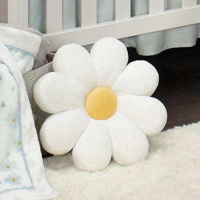 Lambs & Ivy Sweet Daisy White Flower Decorative Pillow Plush Stuffed Toy 3 Lambs & Ivy Sweet Daisy White Flower Decorative Pillow Plush Stuffed Toy - Image 3